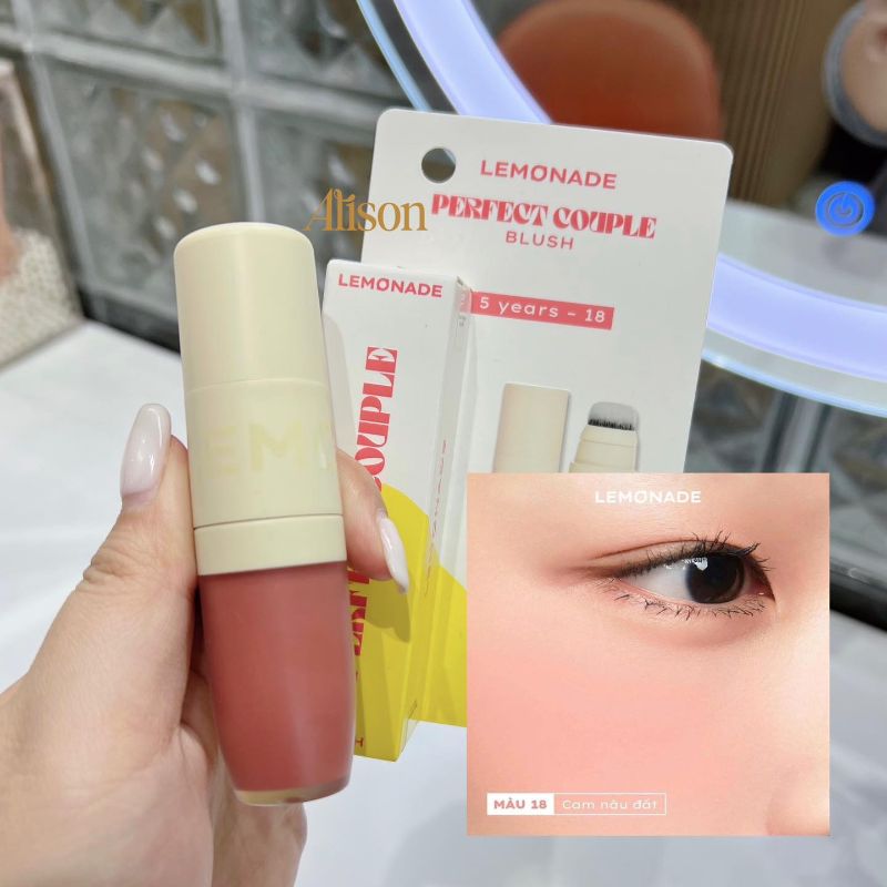 Màu Má Hồng Dạng Kem